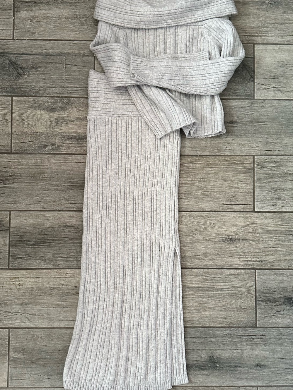 Wild Fable Cozy Ribbed Knit 2- Piece Set (skirt XXS, top S)